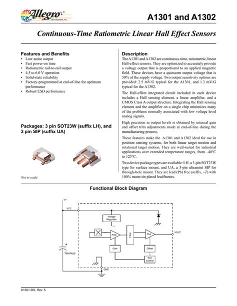 Smd Hall Effect Sensor Datasheet