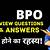 sme interview questions and answers in bpo - questions &amp; answers