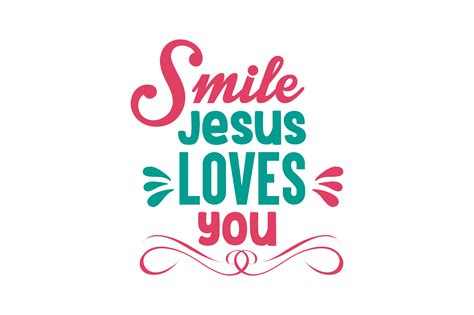 smile jesus loves you clipart