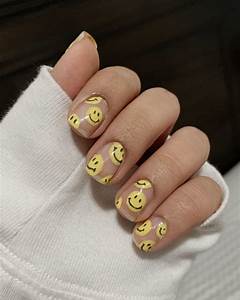 Smiley Face Nail Stickers