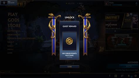 Smite When Do Viewer Points Expire