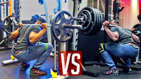 Smith Machine Vs Free Weights