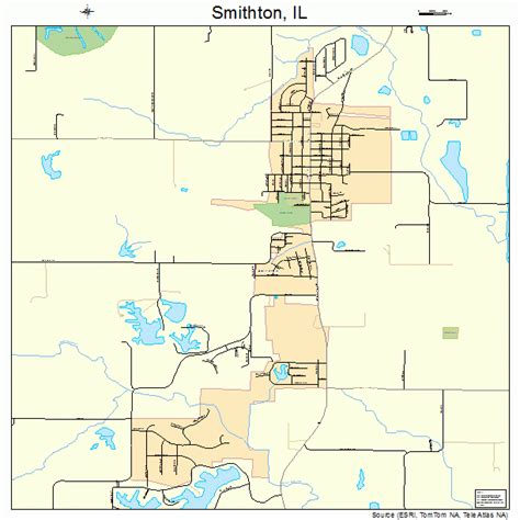 Smithton Il Map