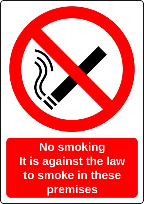 smoke free law uk