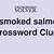 smoked salmon crossword clue