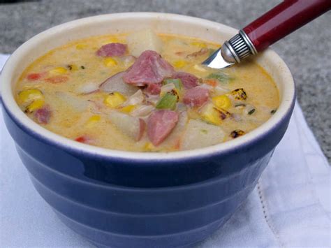 Smoked Ham Hock Corn Chowder