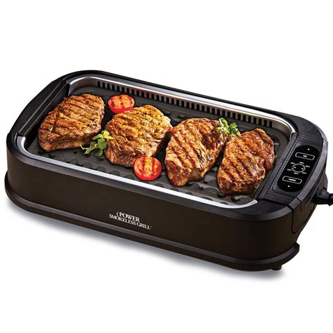 As Seen On TV Power 1500W Smokeless Indoor Electric Grill NonStick BBQ