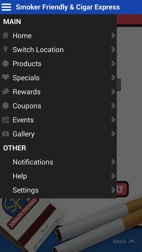 Smoker Friendly Application