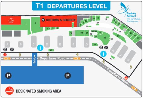 smoking area sydney international airport