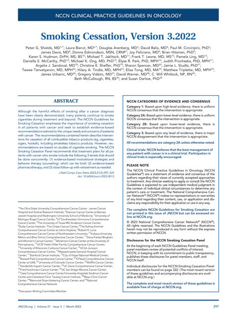 Smoking Cessation Coding Guidelines 2022