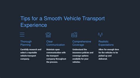 smooth transport experience