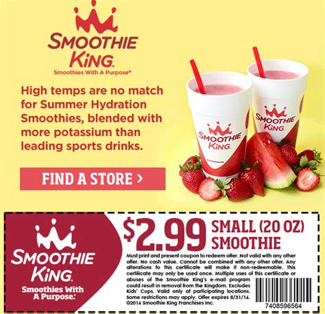 Smoothie King Coupons: The Ultimate Guide To Saving Money In 2023