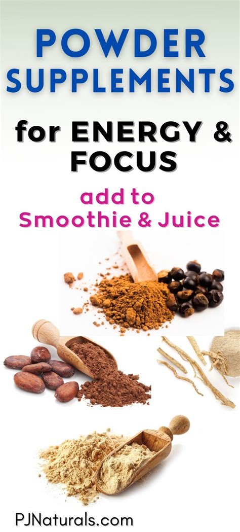 Smoothie Supplements For Energy