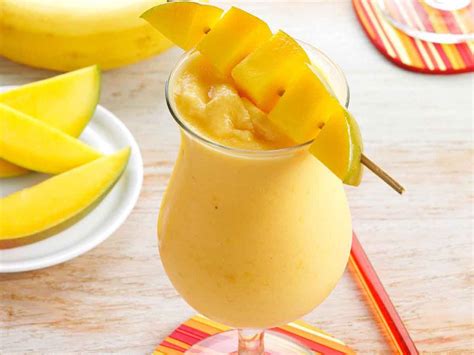 Smoothie banane-ananas-mangue
