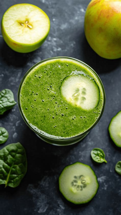 Smoothies With Spinach And Cucumber