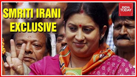 smriti irani latest interview