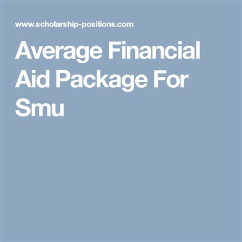 smu student portal financial aid