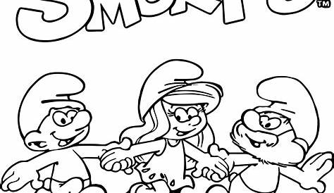 Smurf Coloring Pages Printable