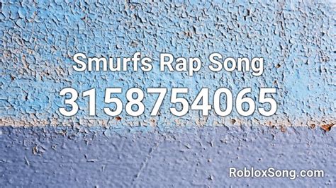smurf theme song roblox id