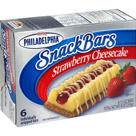 Snack Bars Strawberry Cheesecake