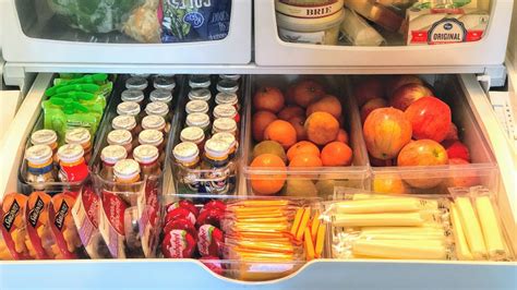 Snack Ideas For A Mini Fridge