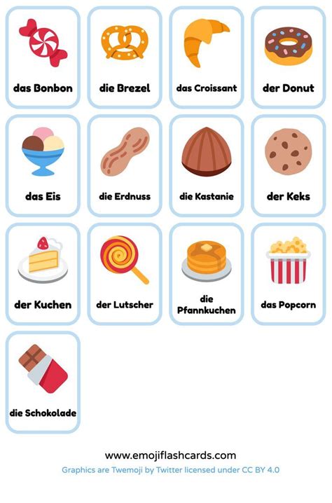 Snacks In German Language