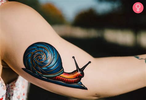 Snail Drawing Tattoo