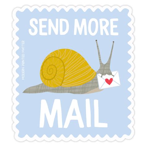 Snail Mail Sticker Printable