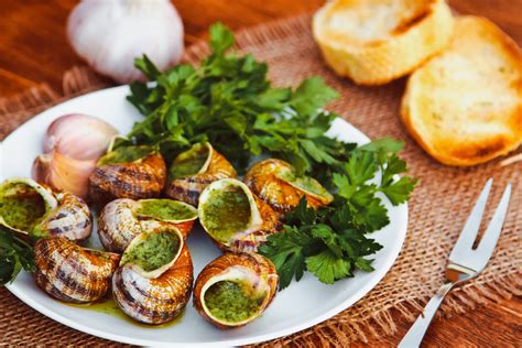 snails in garlic