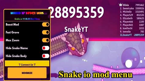 snake io hack mod apk