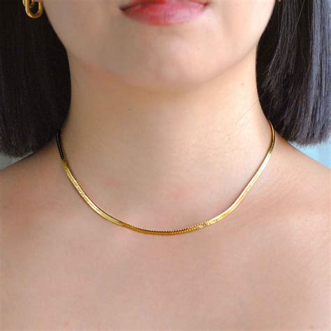 snake chain necklace