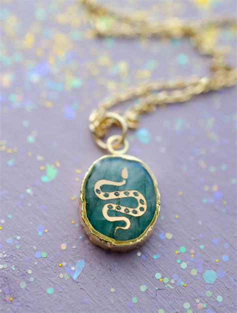 Snake Charm Necklace