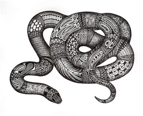 snake doodles
