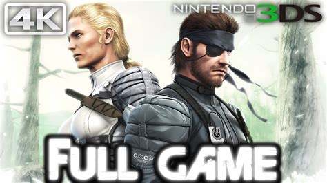 Snake Eater Walkthrough 3ds