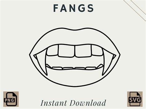 Snake Fangs Printable Chameleon Printable