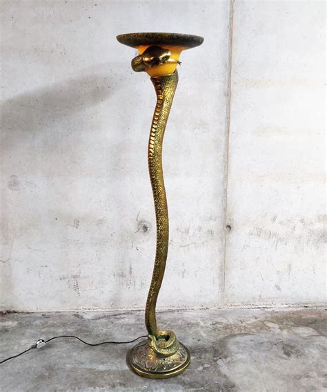 snake floor lamp