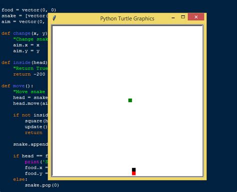 snake game code in python turtle