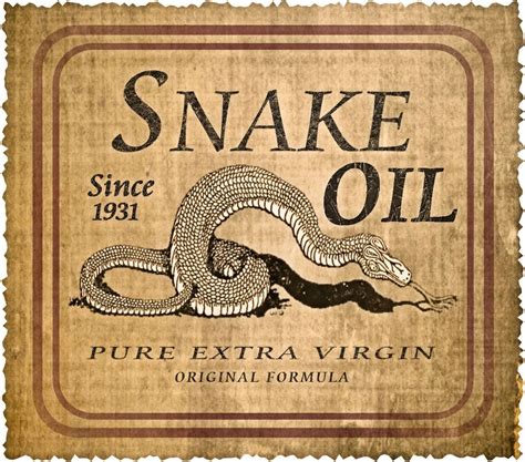 Snake Oil Printable Labels