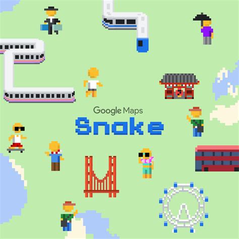 snake on google maps