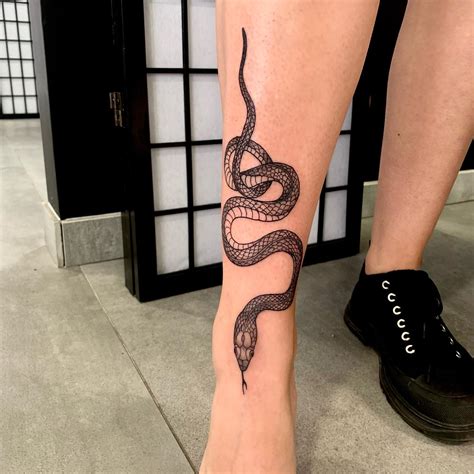 Snake On Leg