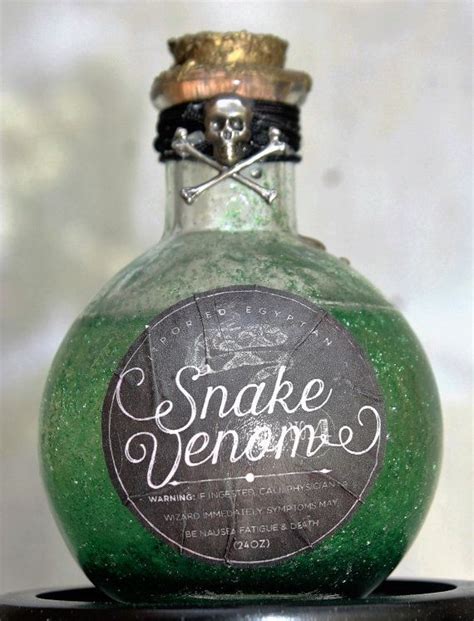 snake venom in a bottle