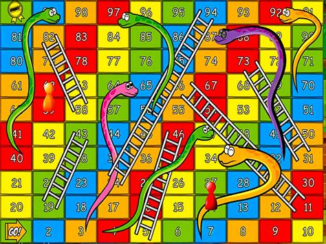 snakes and ladders two player games