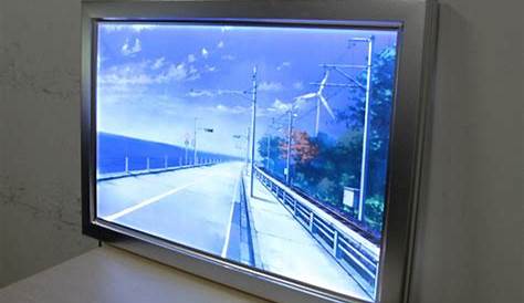 Advertising 24 X 36 Aluminum Snap Frame Led Backlit Light Box Indoor