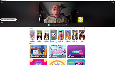 Snap Camera Filter For Zoom