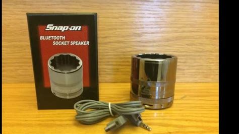 Snap-On Socket Speaker Instructions