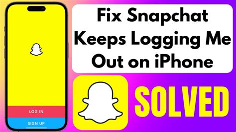 Snapchat Keeps Logging Me Out Iphone