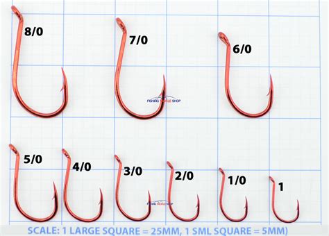 Snapper Fishing Hook Size