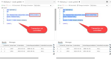 Snapshot Isolation Entity Framework