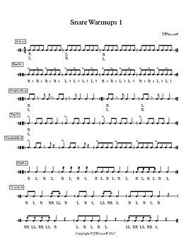 Snare Drum Basic Exercises