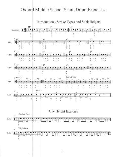 Snare Drum Basics Pdf